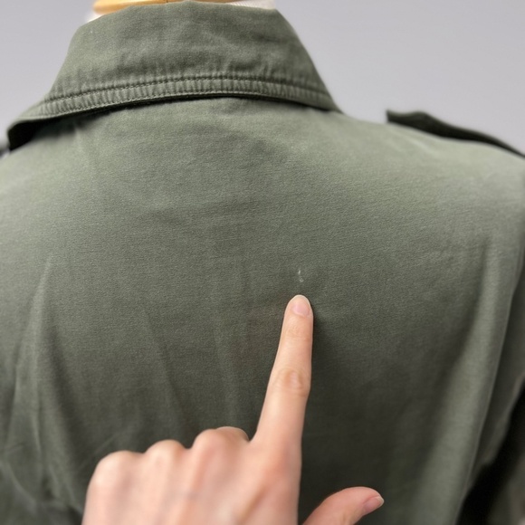 J.Crew Vintage Relaxed Boyfriend Olive Field Jacket Sz XS - Picture 14 of 14